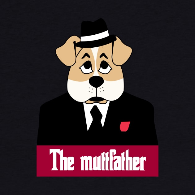 The mutt father - dog father dad by Ralph Hovsepian